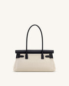 Yara Shoulder Bag - Black Canvas