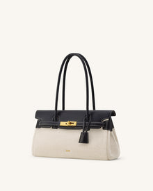 Yara Shoulder Bag - Black Canvas