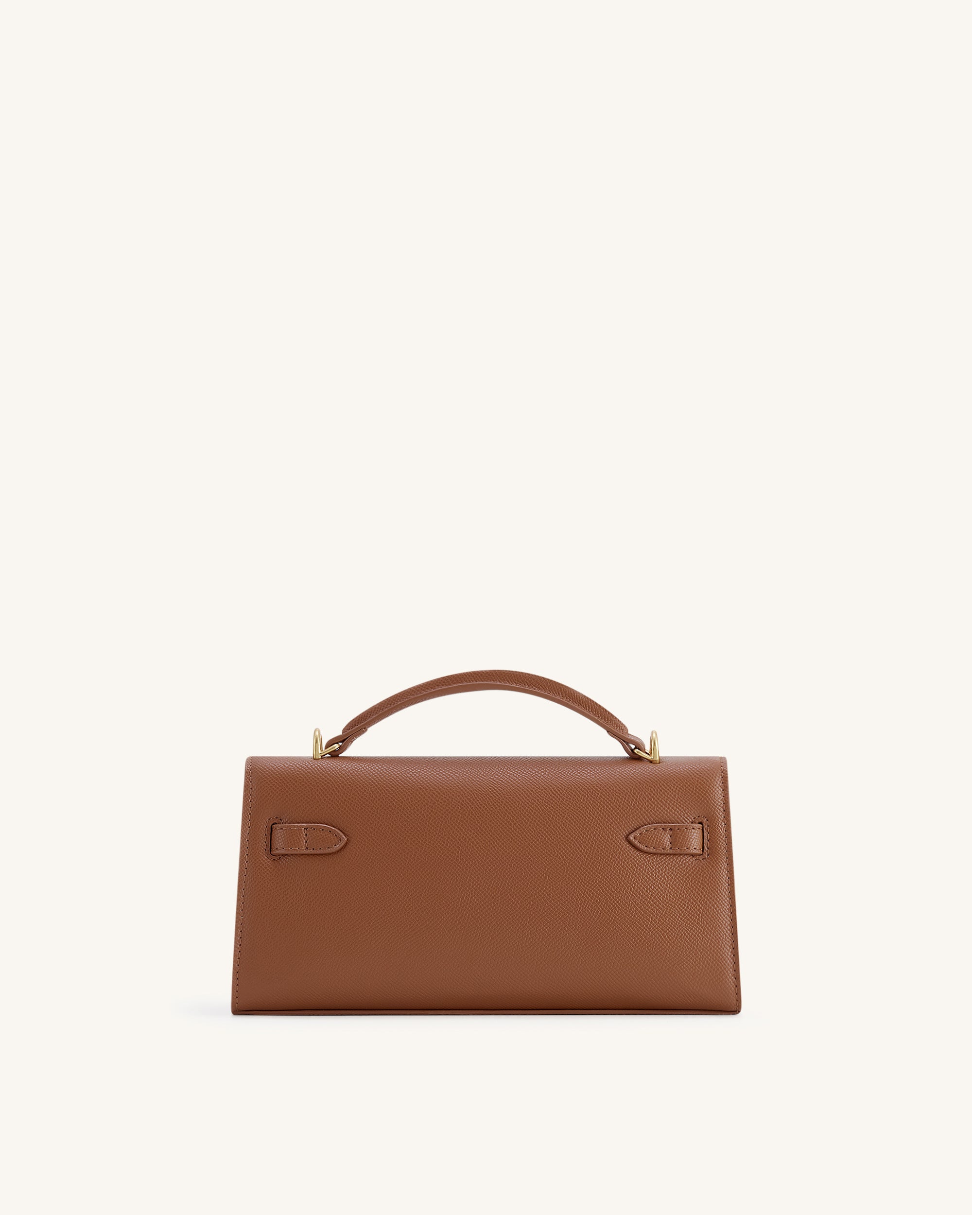 Noor Top Handle Bag - Brown