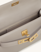 Noor Top Handle Bag - Elephant Gray