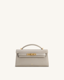 Noor Top Handle Bag - Elephant Gray