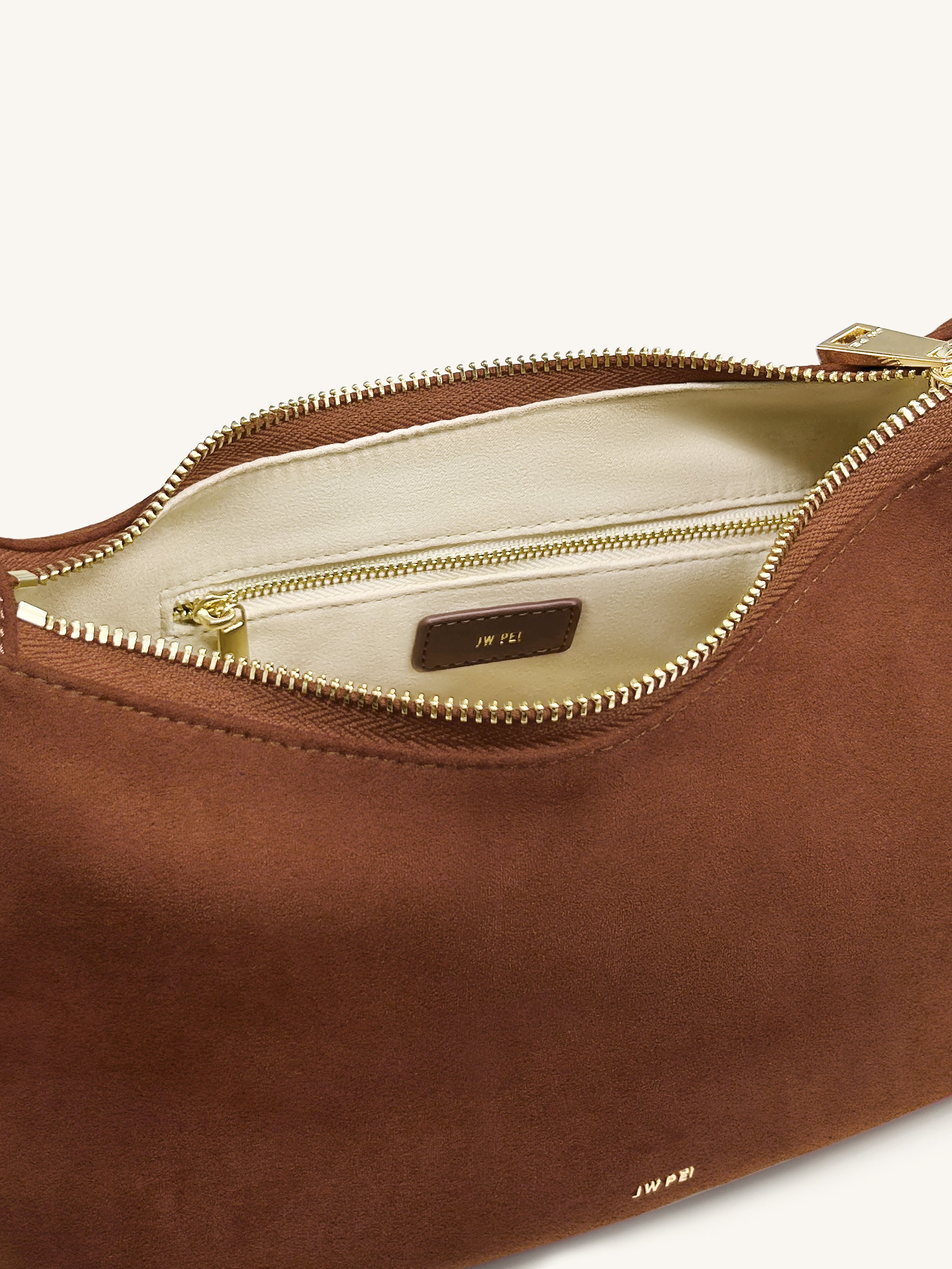 Nell Fringe Hardware Top Handle Bag - Mocha Brown