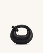 Abacus Mini Top Handle Bag - Black Croc