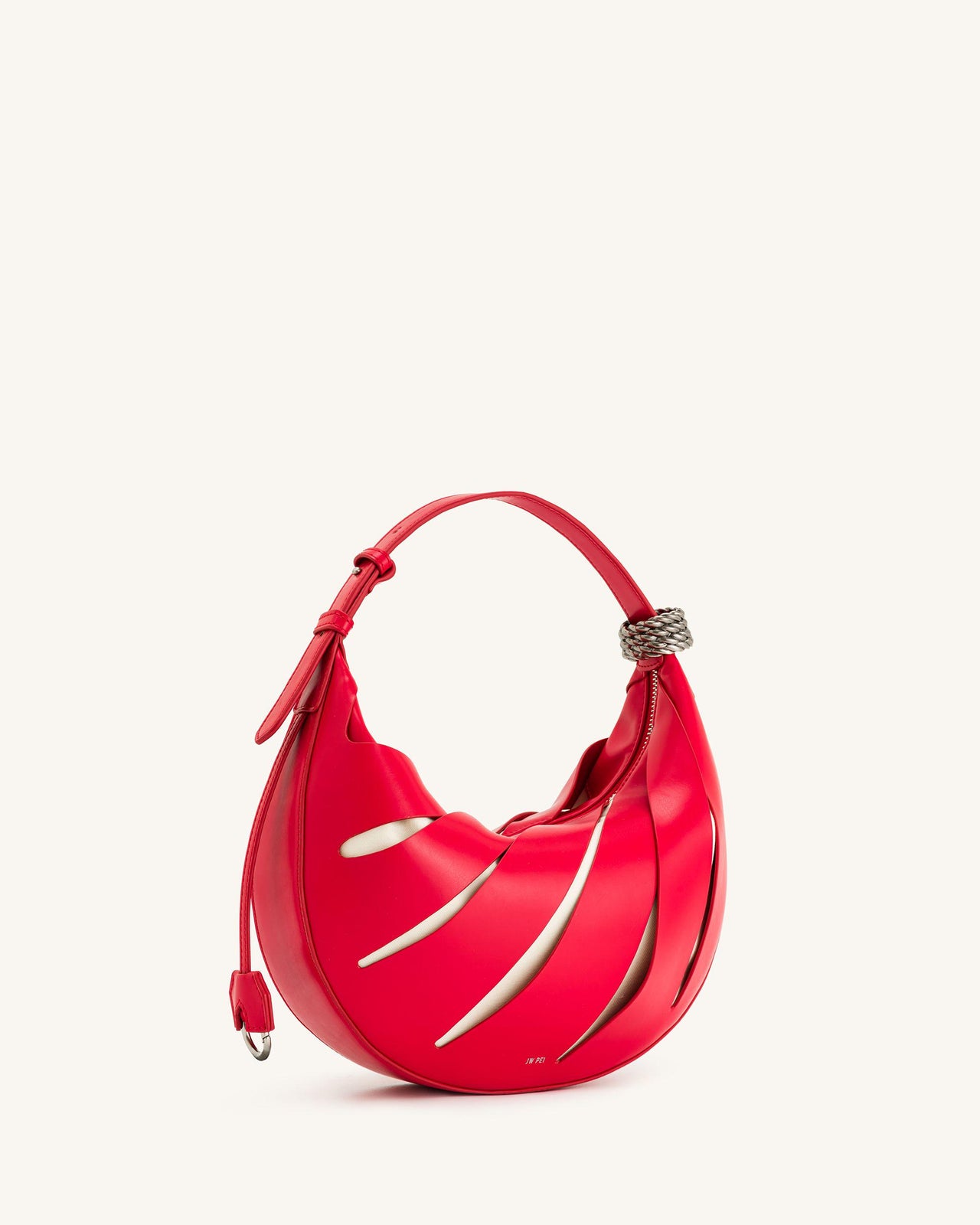 Jana Hollow Out Shoulder Bag - Red