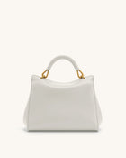 Lucia Classic Top Handle Bag - Light Gray