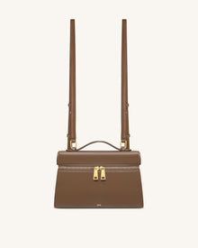 Thea Large Top Handle Bag - Mocha Brown