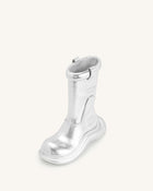 Zoie Metallic Rain Boot - Silver
