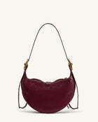 Tessa Studded Shoulder Bag - Burgundy