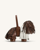 Nita Puppy Shape Handbag - Caramel Brown