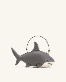 Nerys Shark Look Top Handle Bag - Grey