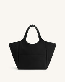 Eliana Nylon Tote Bag - Black