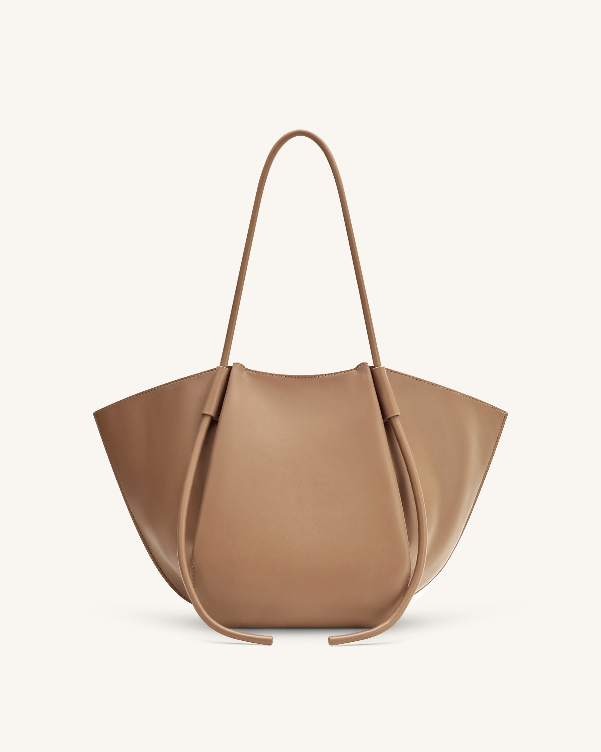 Nala Wide Tote Bag - Clay Brown