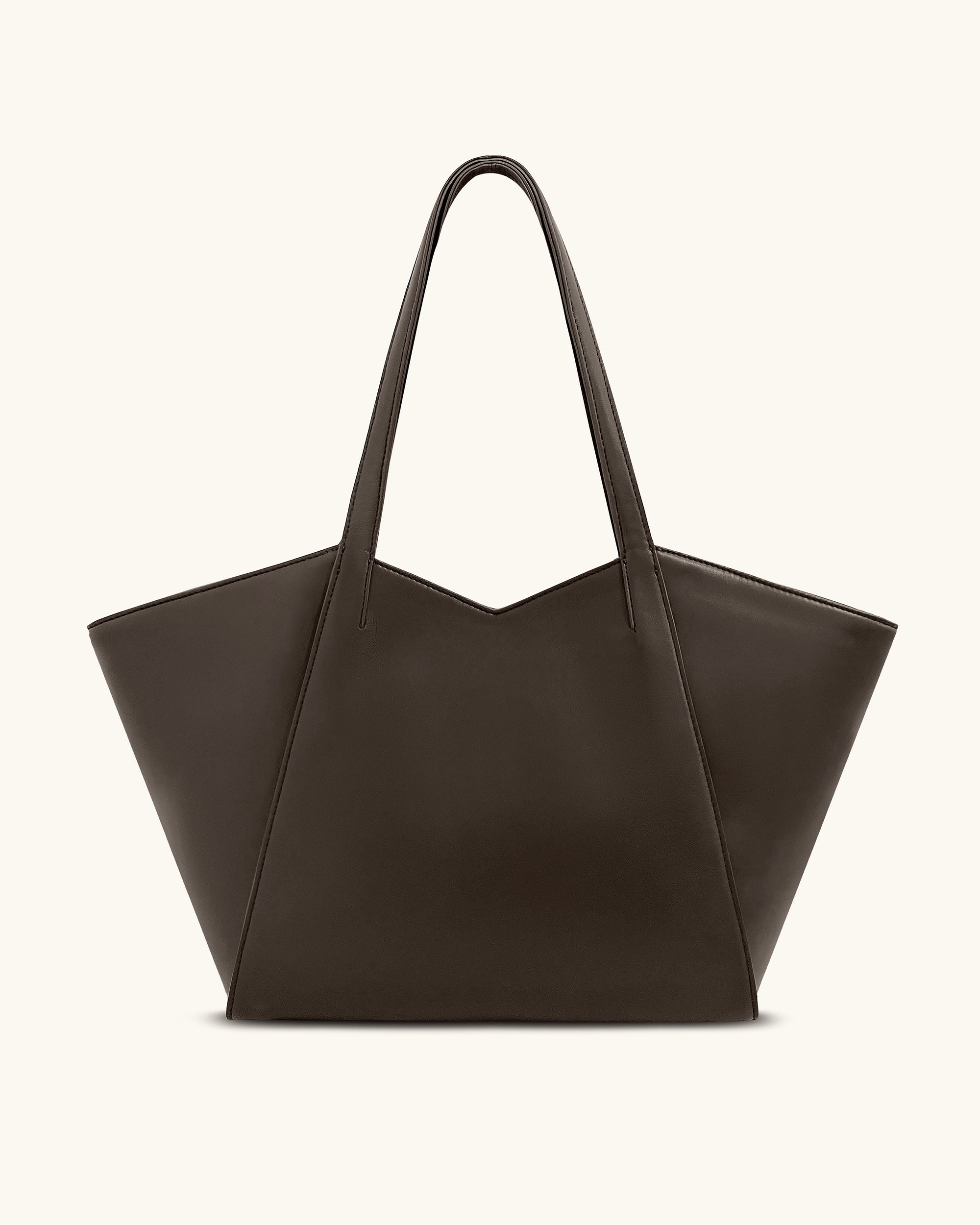 Kiana Large Capacity Tote Bag - Caramel