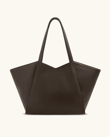 Kiana Large Capacity Tote Bag - Caramel