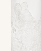 Orchid Embroidered Corset Dress - White