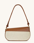 Addisyn Shoulder Bag - Brown Canvas