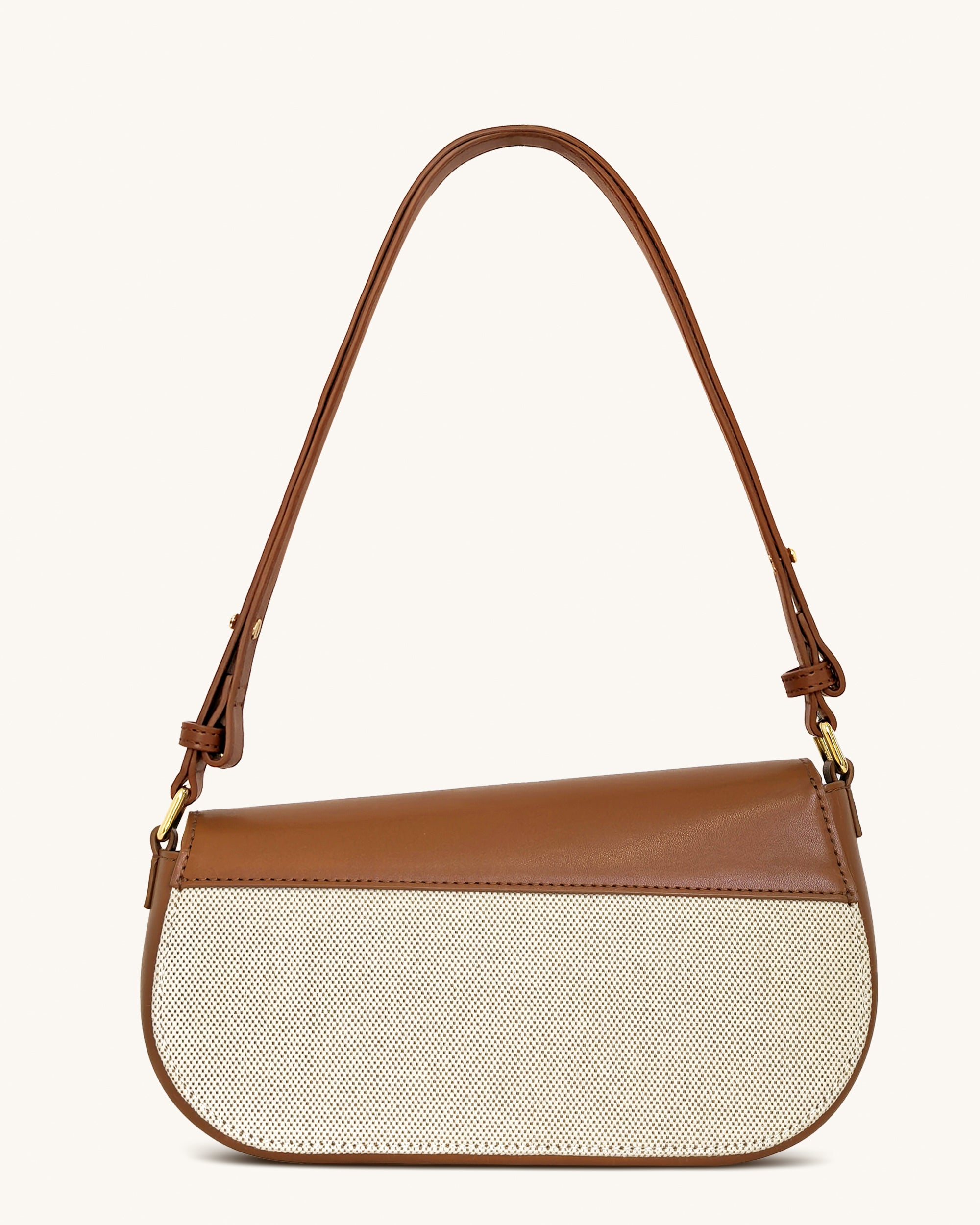 Addisyn Shoulder Bag - Brown Canvas