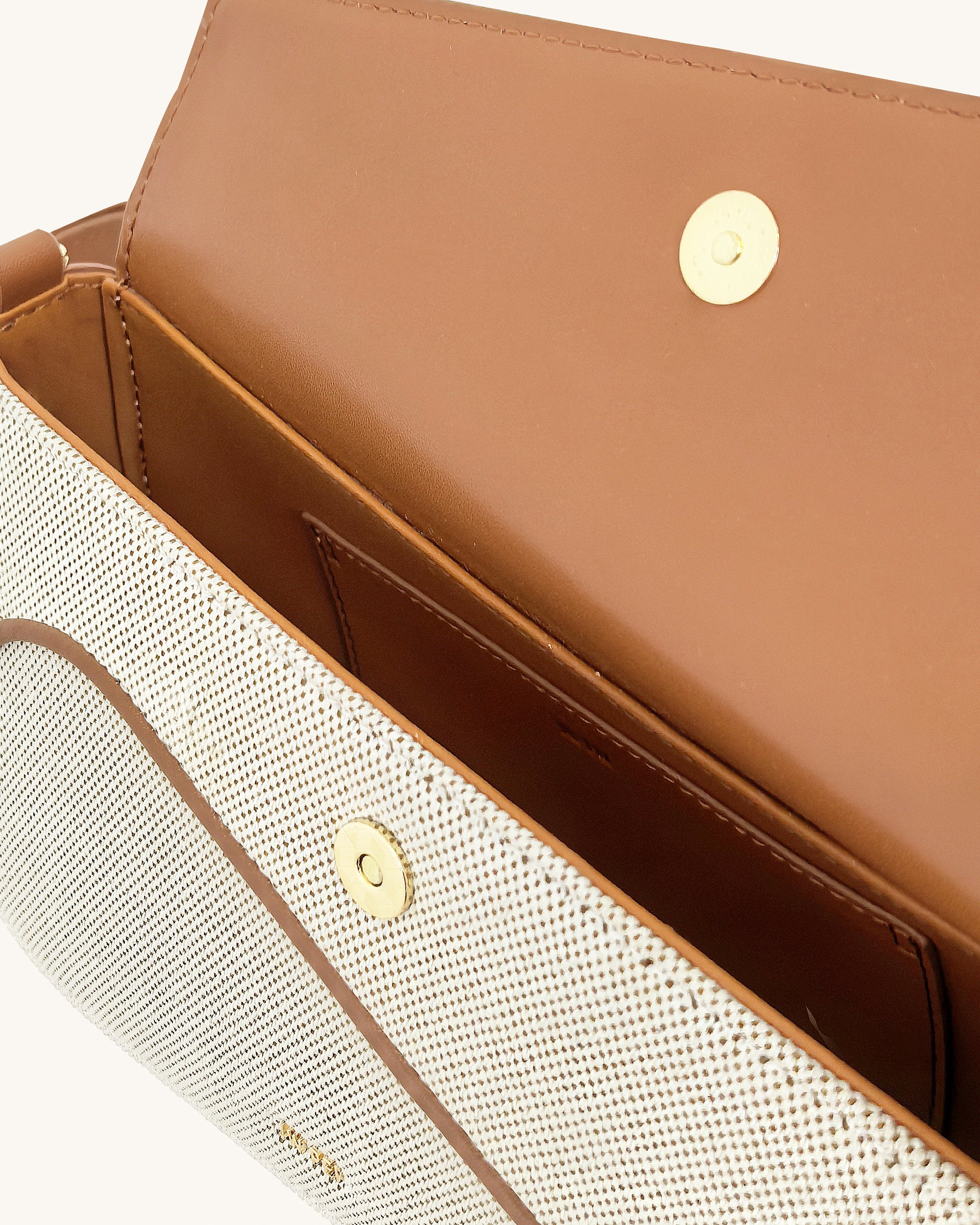 Addisyn Shoulder Bag - Brown Canvas
