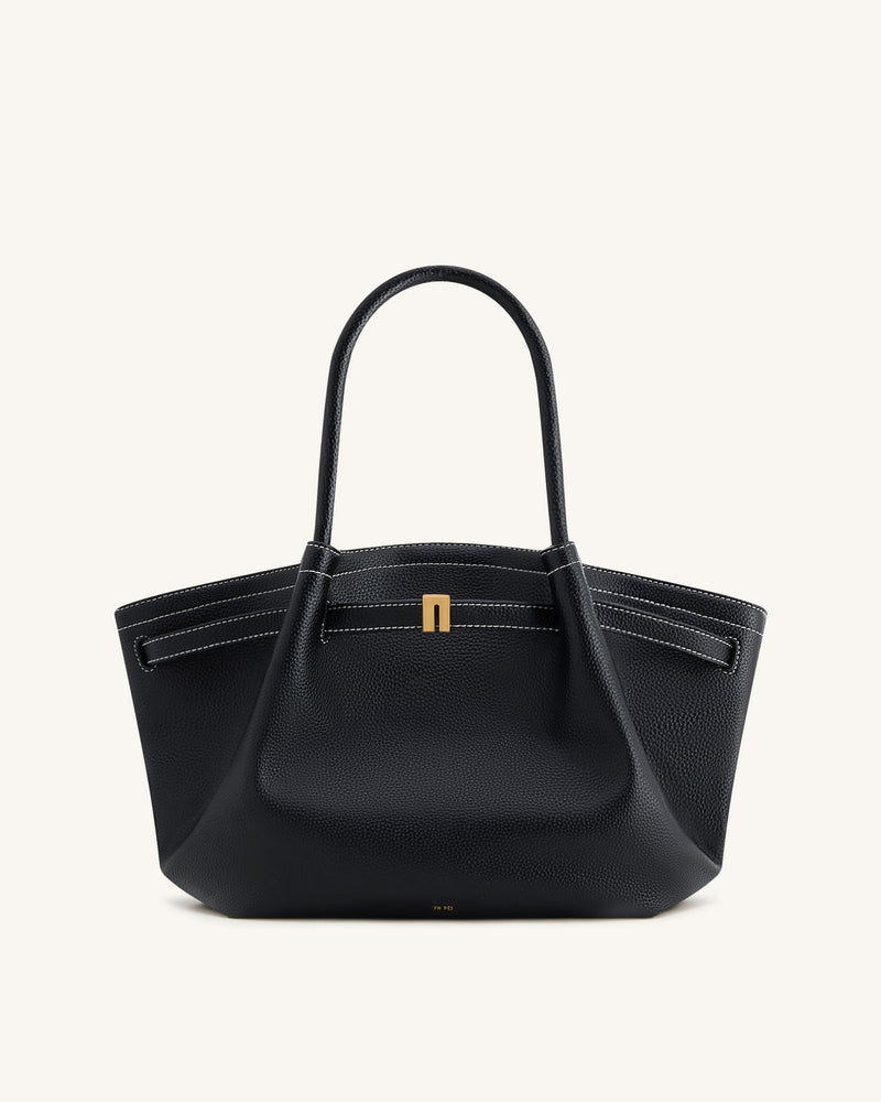 Hana Medium Tote Bag - Black