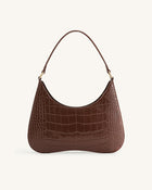 Ruby Shoulder Bag - Umber Croc