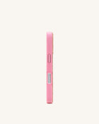 Lemon Artificial Crystal Phone Case - Pink