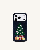 Christmas Tree Bling Phone Case - Black