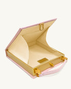 Taya Tropical Parrot Pattern Book Shape Clutch Bag - Pink