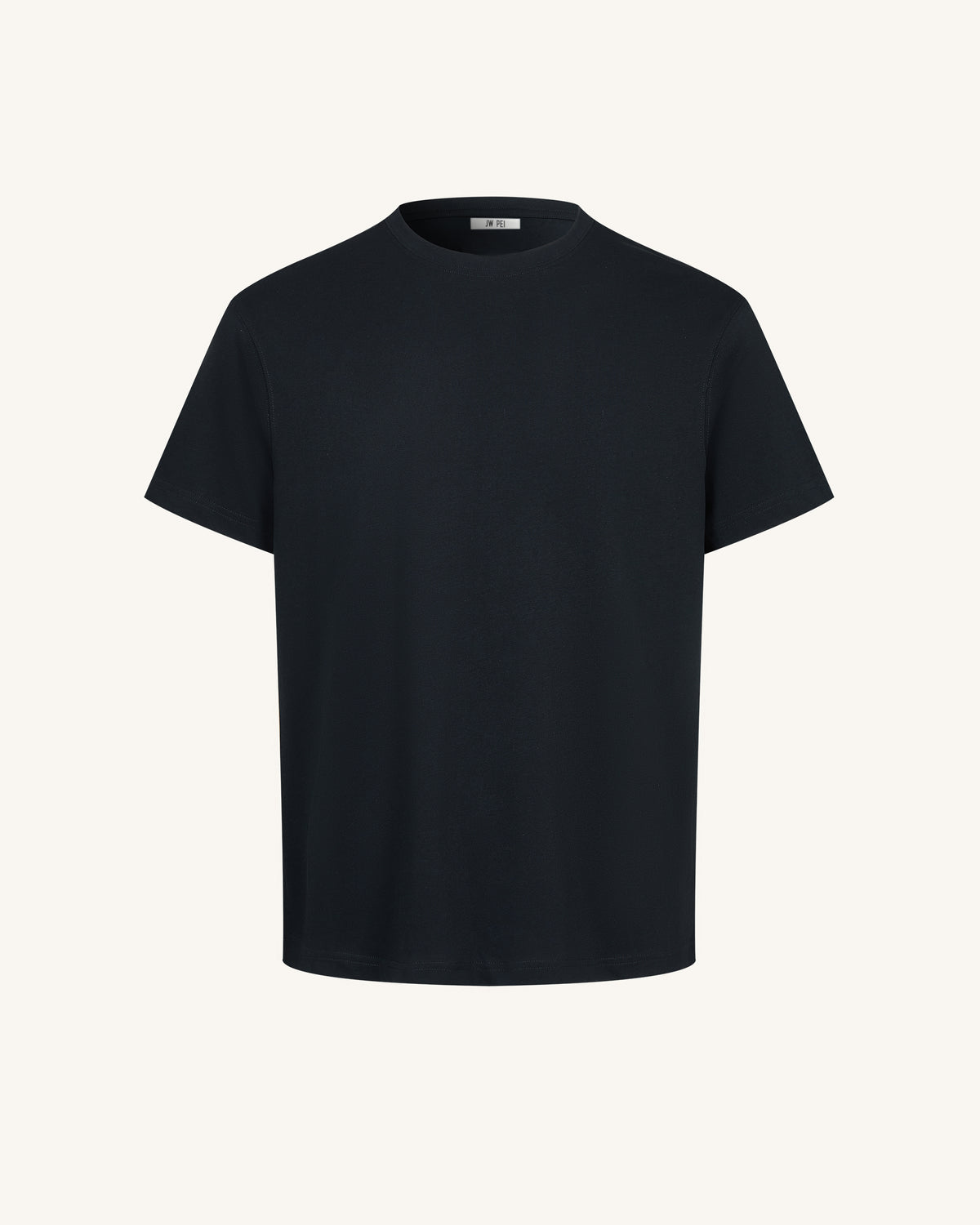 The Gothic Silver Wing Cascade Tee - Black