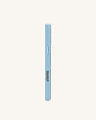 Orca Pair Artificial Crystal Phone Case - Light Blue