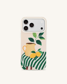 Lemon Pitcher Art Phone Case - Green