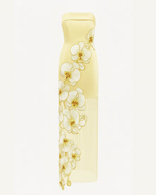 Orchid Embroidered Dress - Yellow
