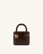 Cosima Vanity Case - Chocolate Brown