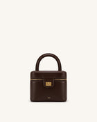 Cosima Vanity Case - Chocolate Brown