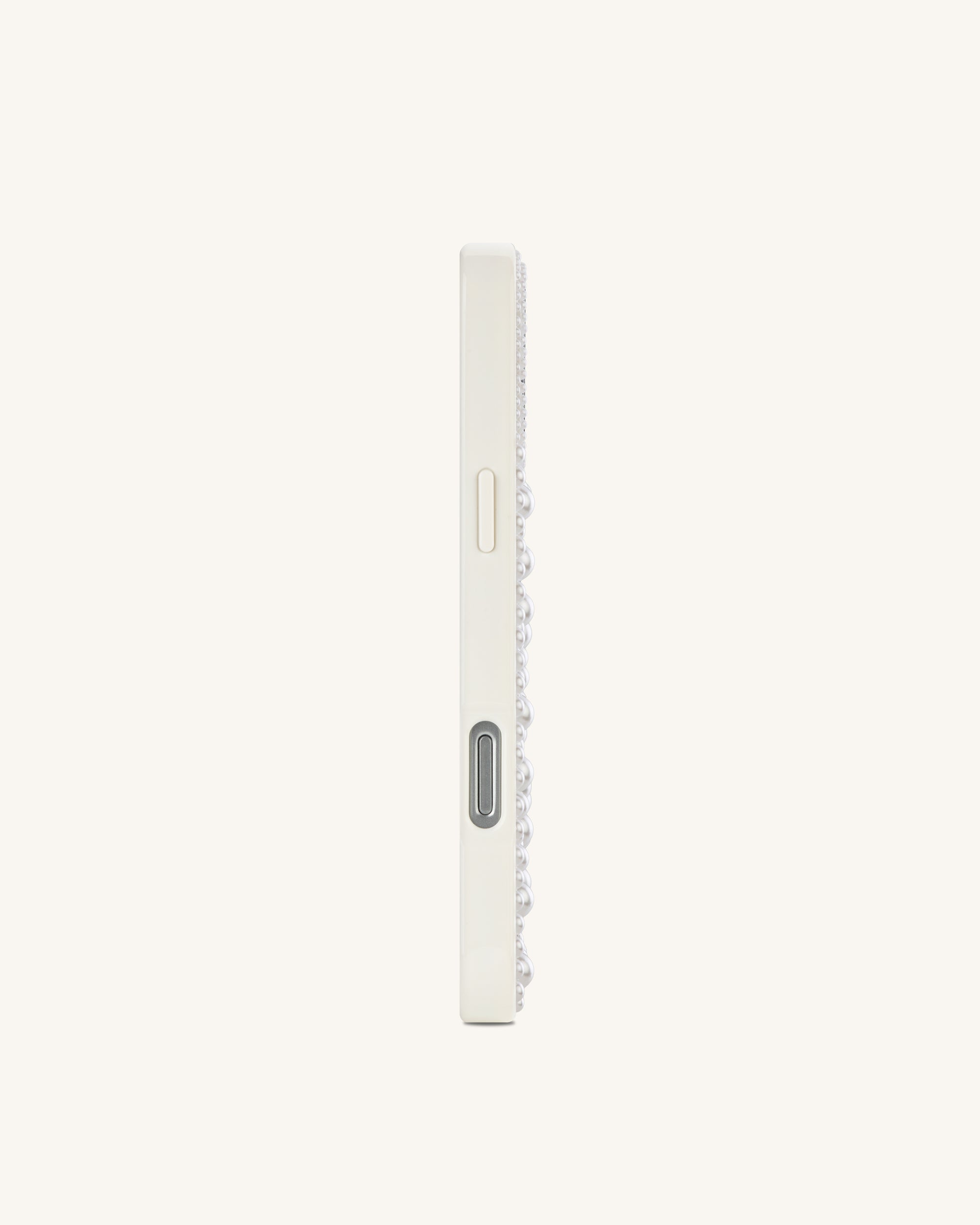 Pearl Orchid Floral Phone Case - White