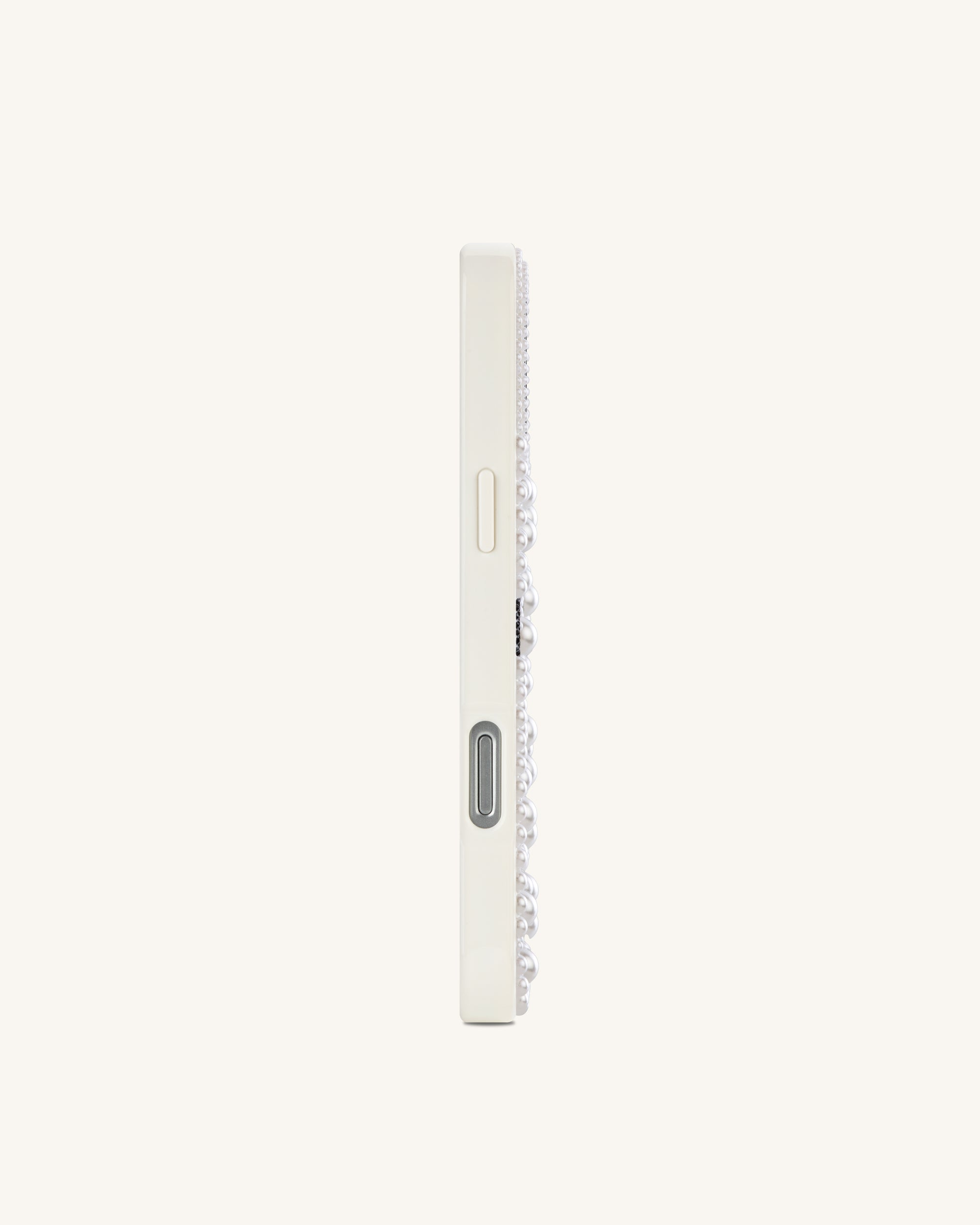 Zebra Star Pearl Phone Case - White