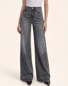 The Mermaid Shimmer Pearl Jeans - Ash Wash