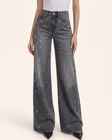The Mermaid Shimmer Pearl Jeans - Ash Wash