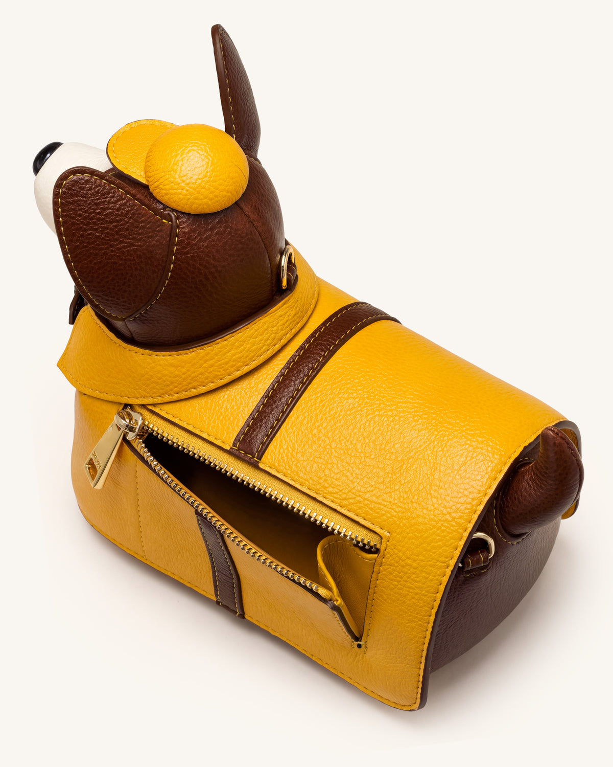 Corgi Raincoat Dog Crossbody Bag - Yellow