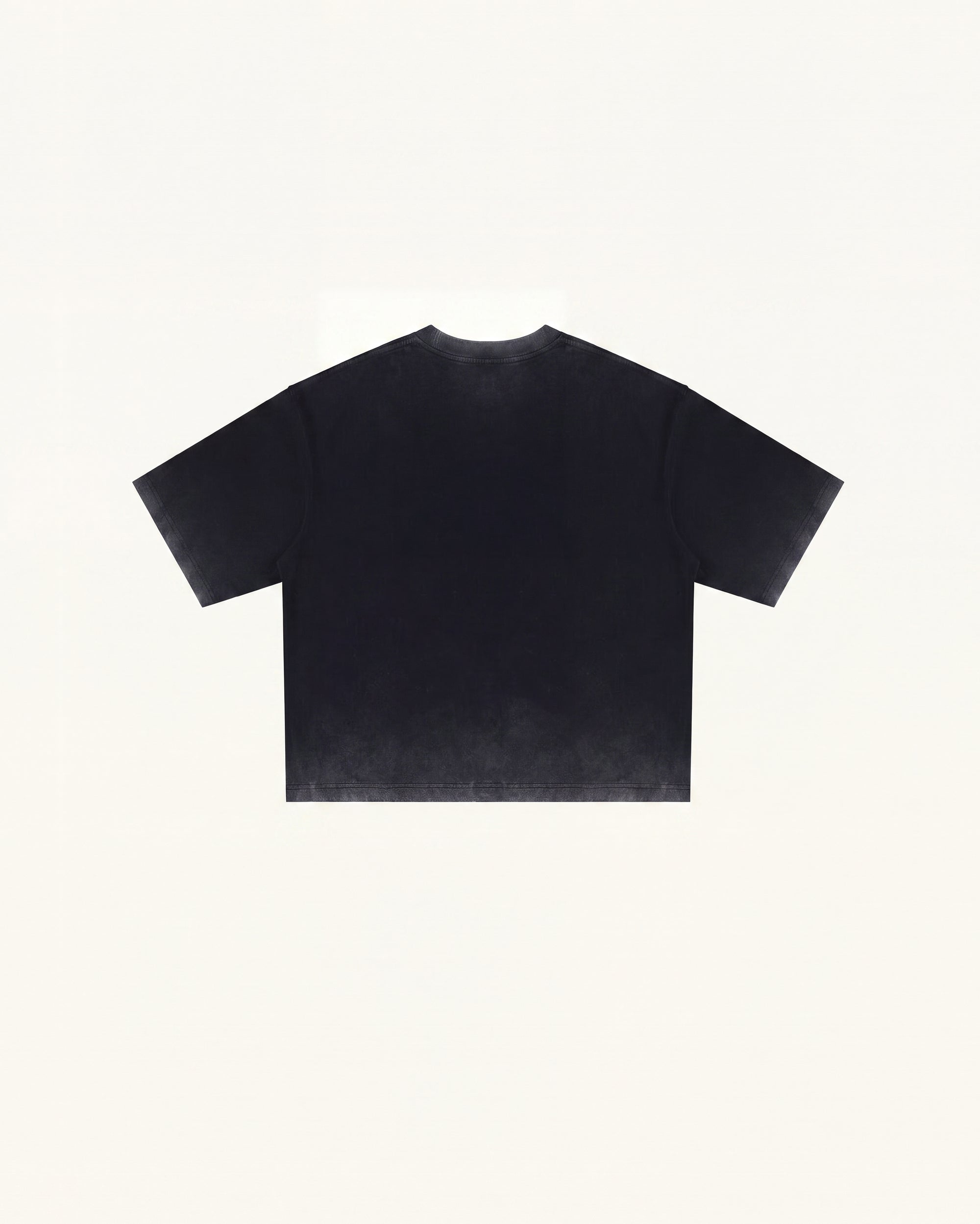 The Radiant Pink Bow Graphic Tee - Faded Black