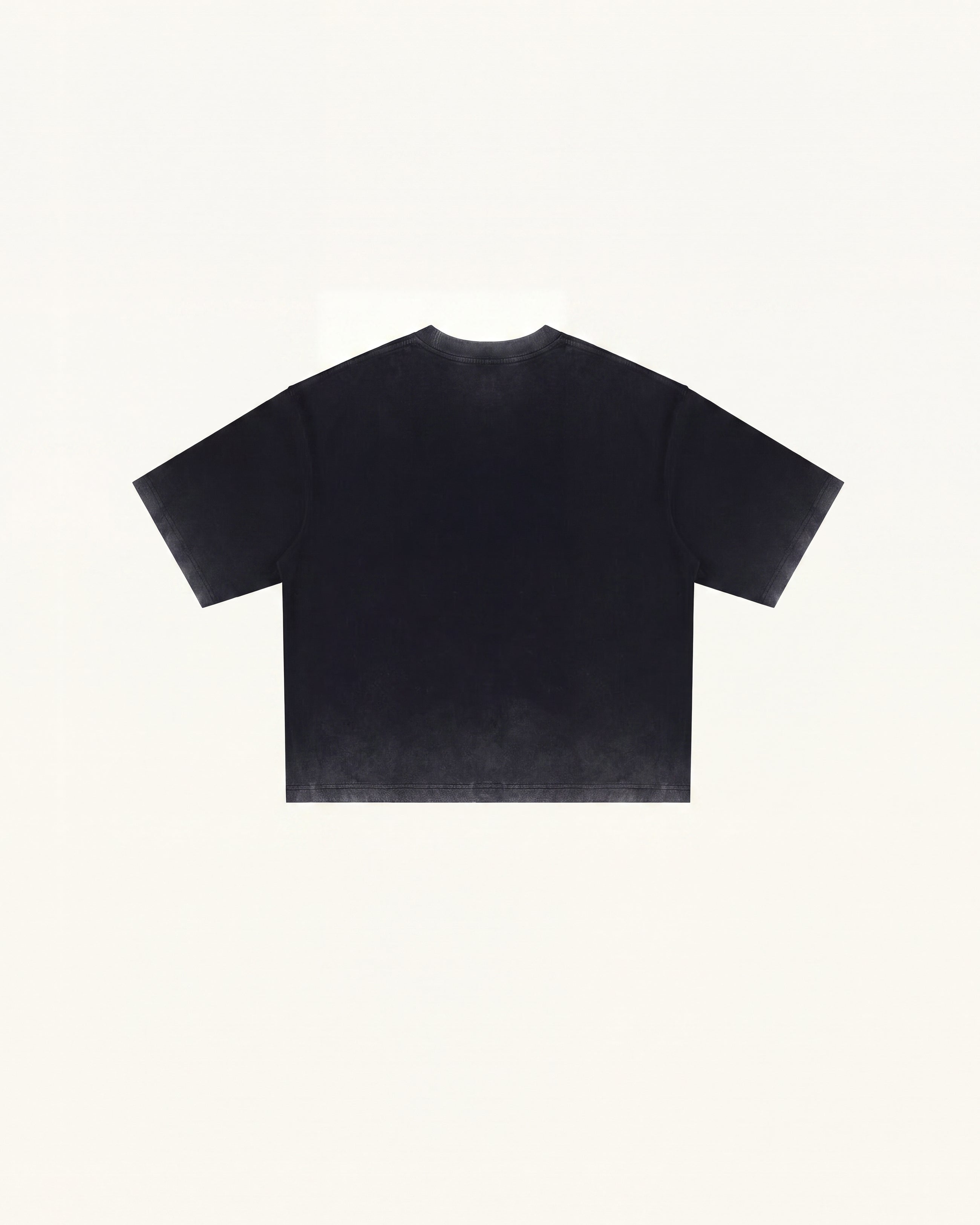The Radiant Pink Bow Graphic Tee - Faded Black