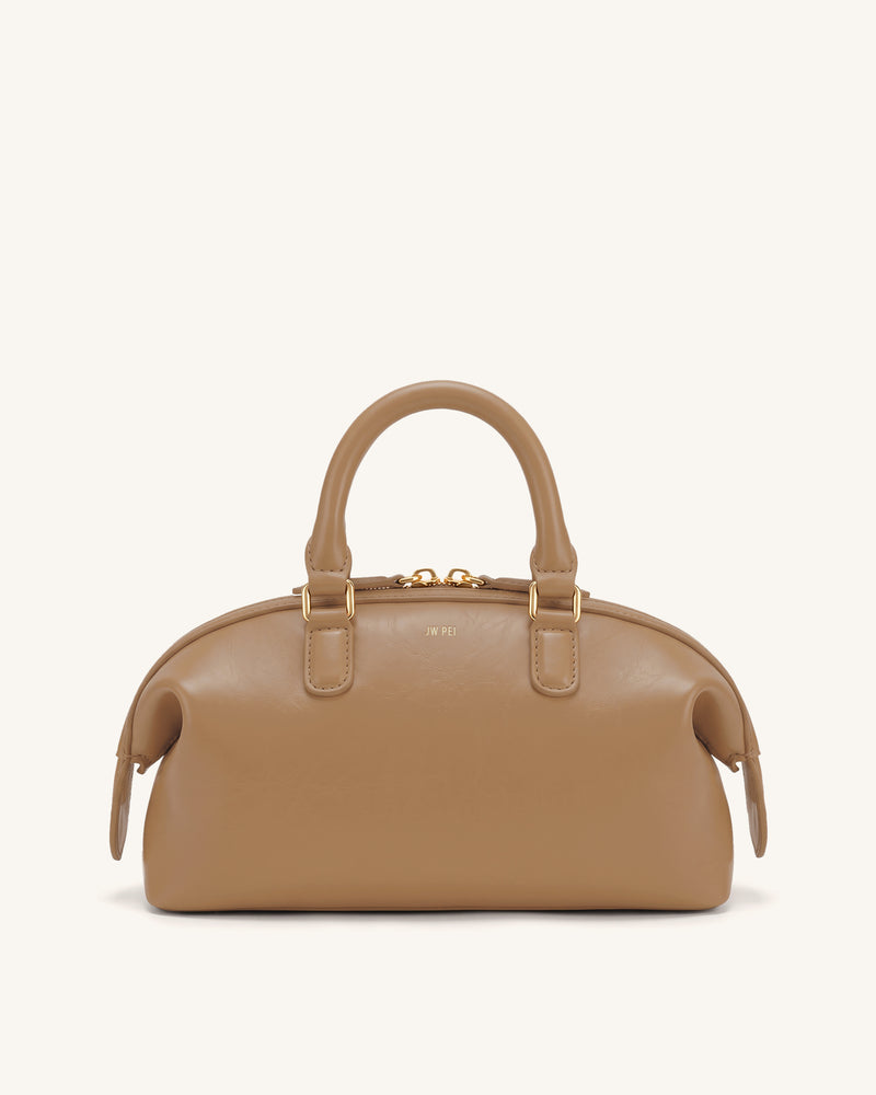 Arlo Top Handle Bag - Warm Brown
