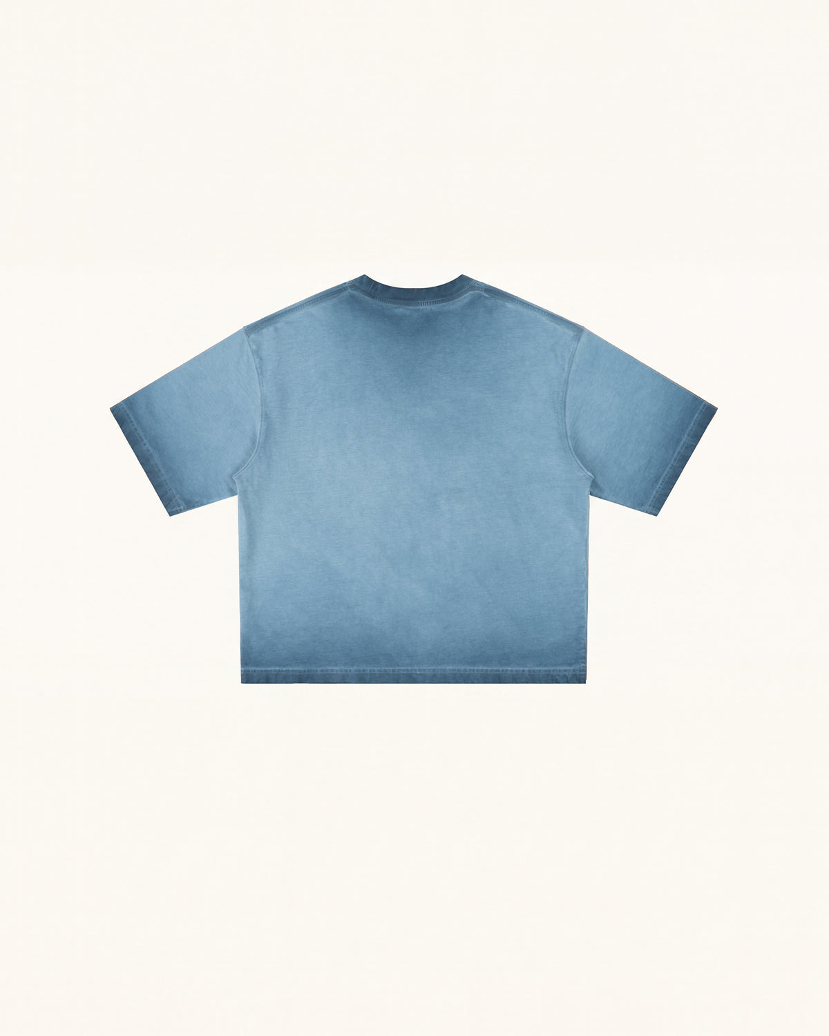 The Enchanted Rhinestone Rose Tee - Acid Blue