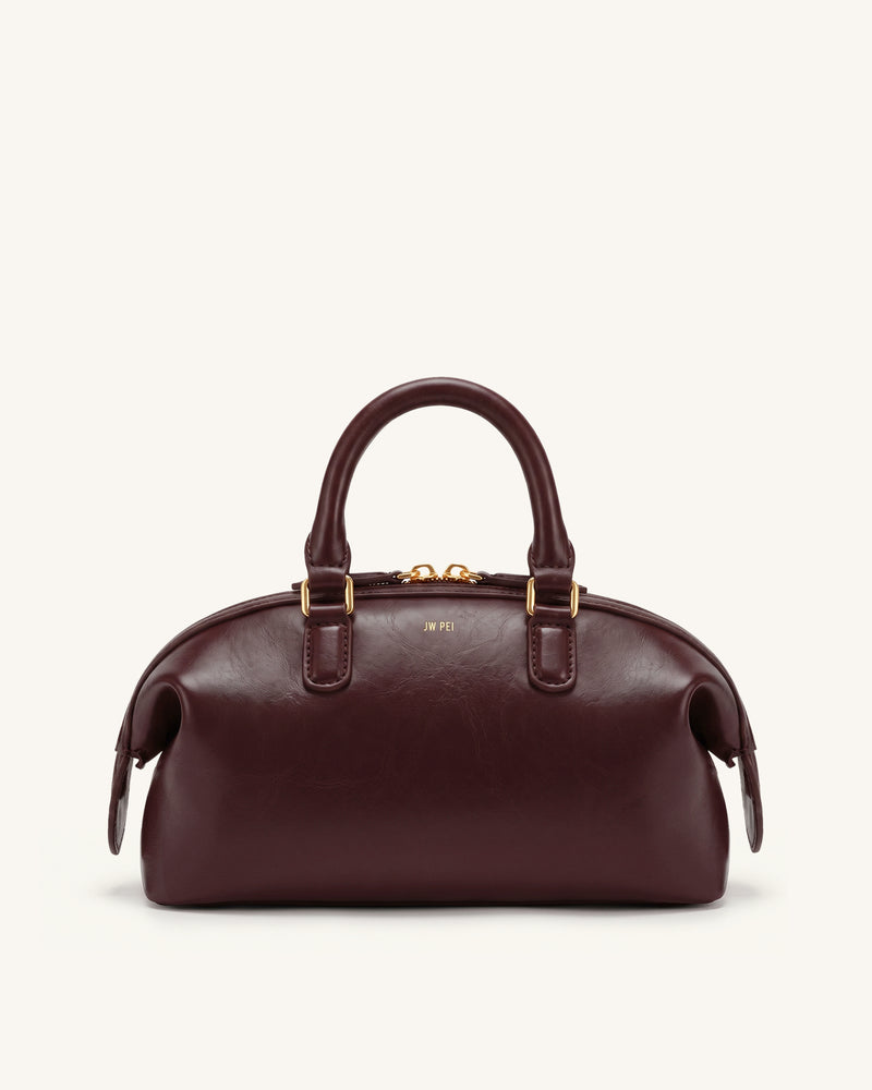Arlo Top Handle Bag - Dark Red