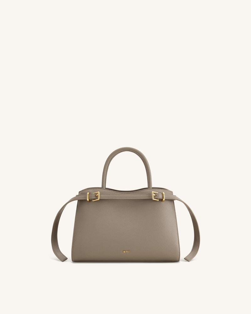 Ella Structured Tote - Taupe