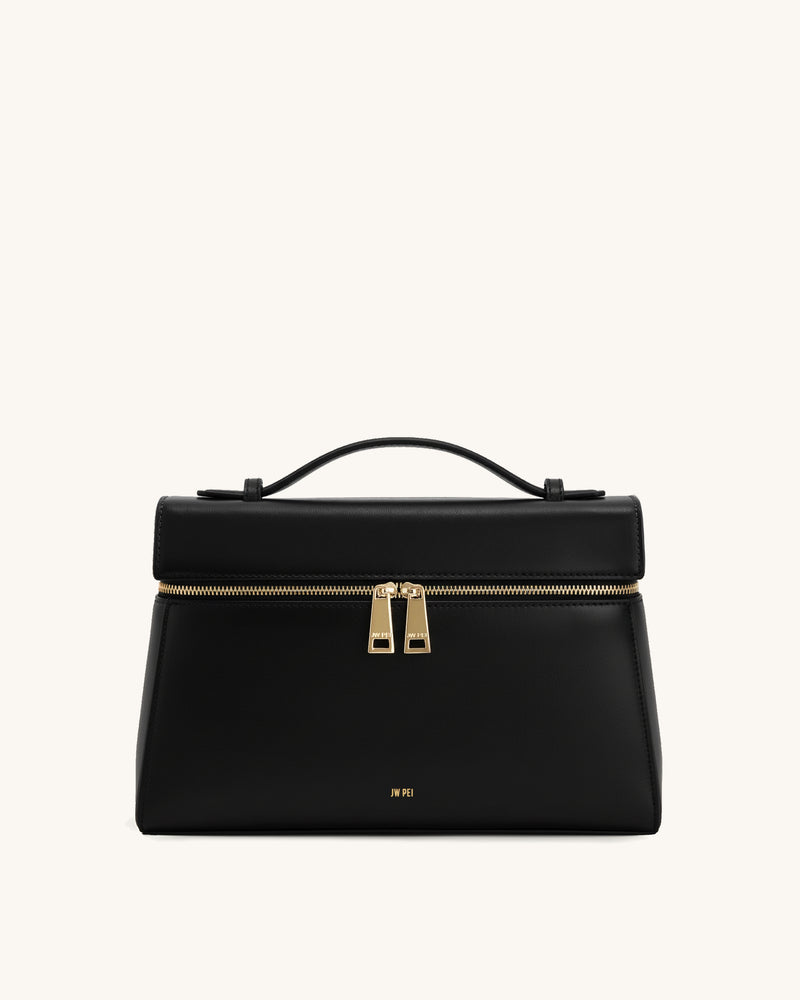 Thea Large Top Handle Bag - Black
