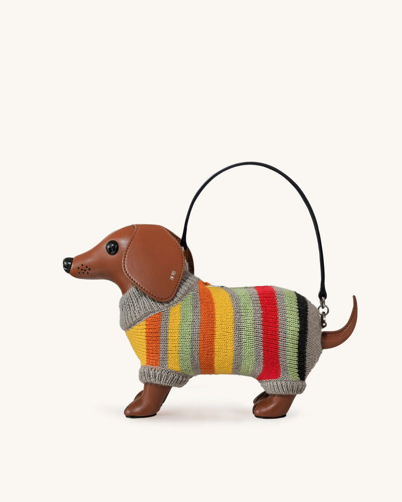 Addison Dachshund Handbag - Multicolor