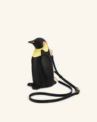 Pia Penguin Crossbody Bag - Black
