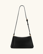 Greta Twist-Lock Crossbody Bag - Black