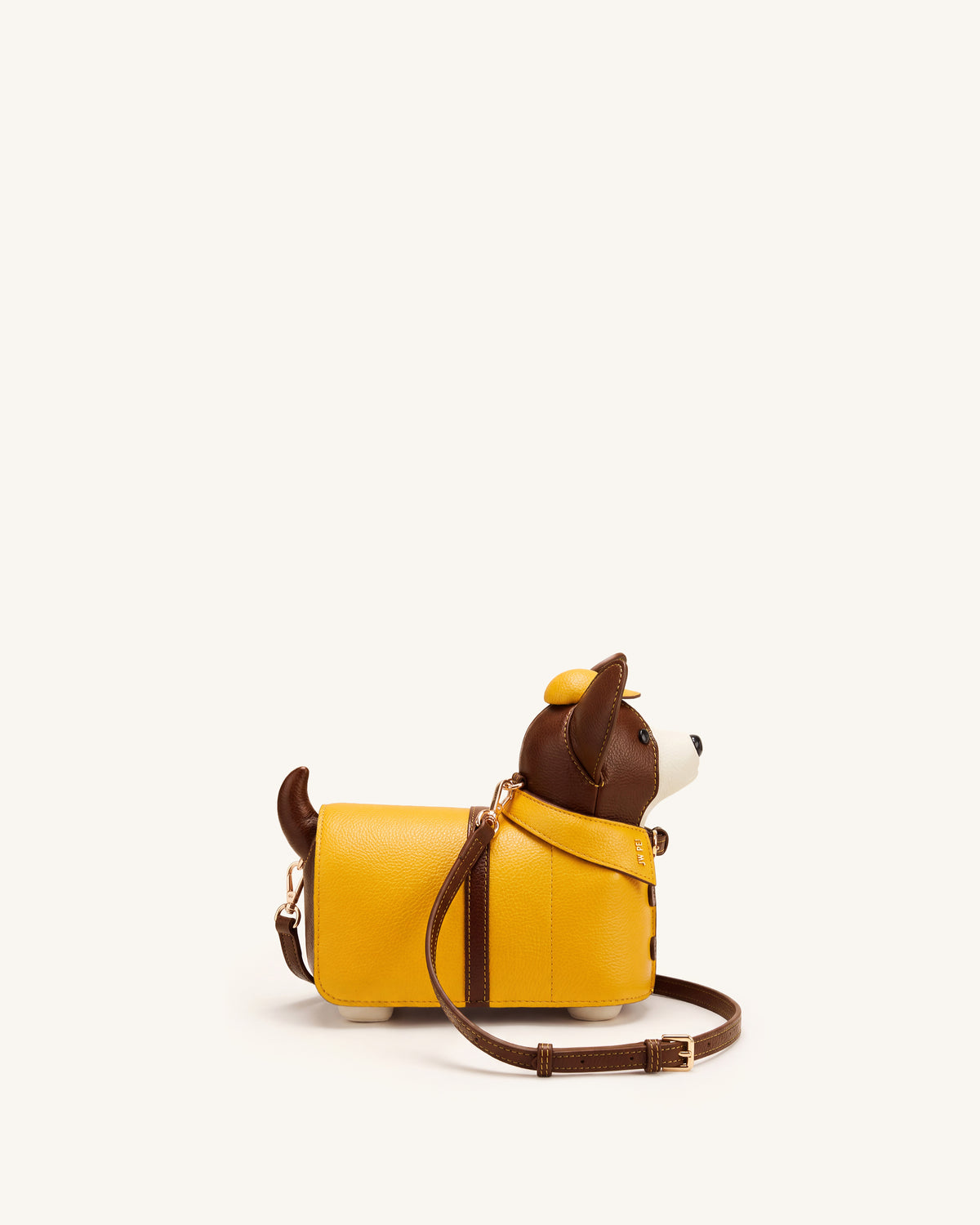 Corgi Raincoat Dog Crossbody Bag - Yellow