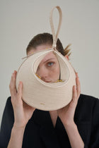 Rantan Bag - Beige & Brown Croc